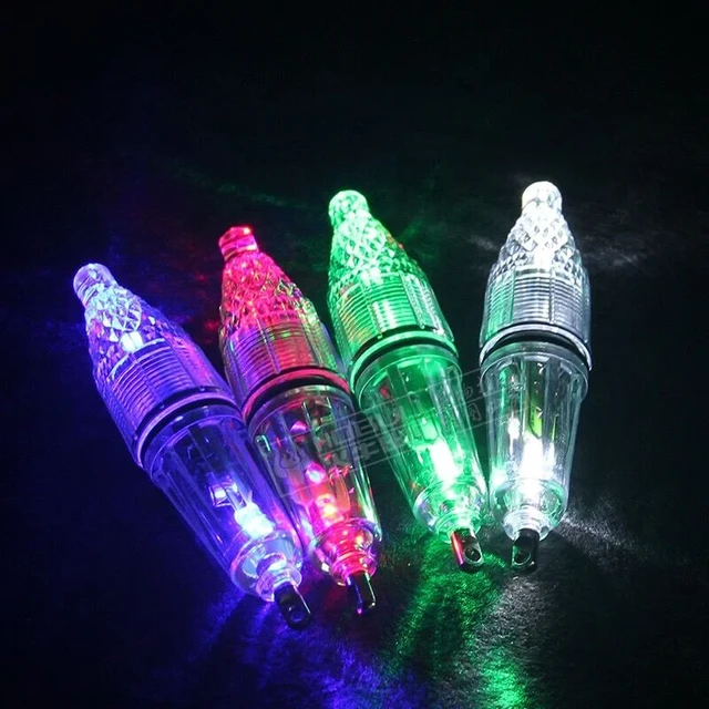 Fishing lights led underwater Deep Drop Fishing Light with Clip Waterproof  Blue Red Green White Multicolor fishing Lamp - AliExpress