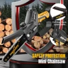 SWANSOFT 6 Inch Mini Chainsaw, Cordless Chainsaw Compatible with 16.8V Battery, Small Chain Saw for Tree Trimming 4