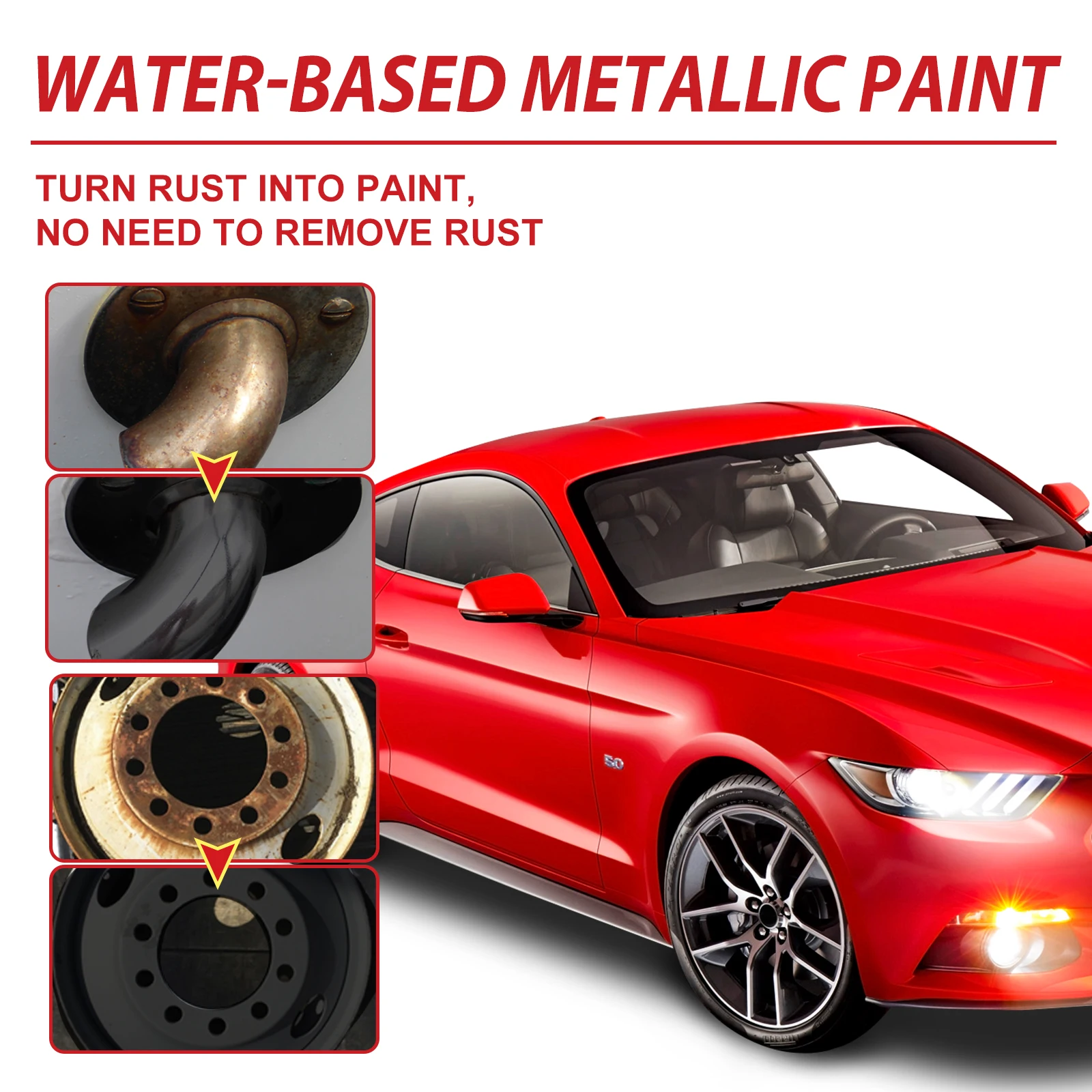 100/300g Car Chassis Rust Remover Rust Renovator Multi Purpose Metal Remover Primer Agent Anti-corrosion Inhibitor