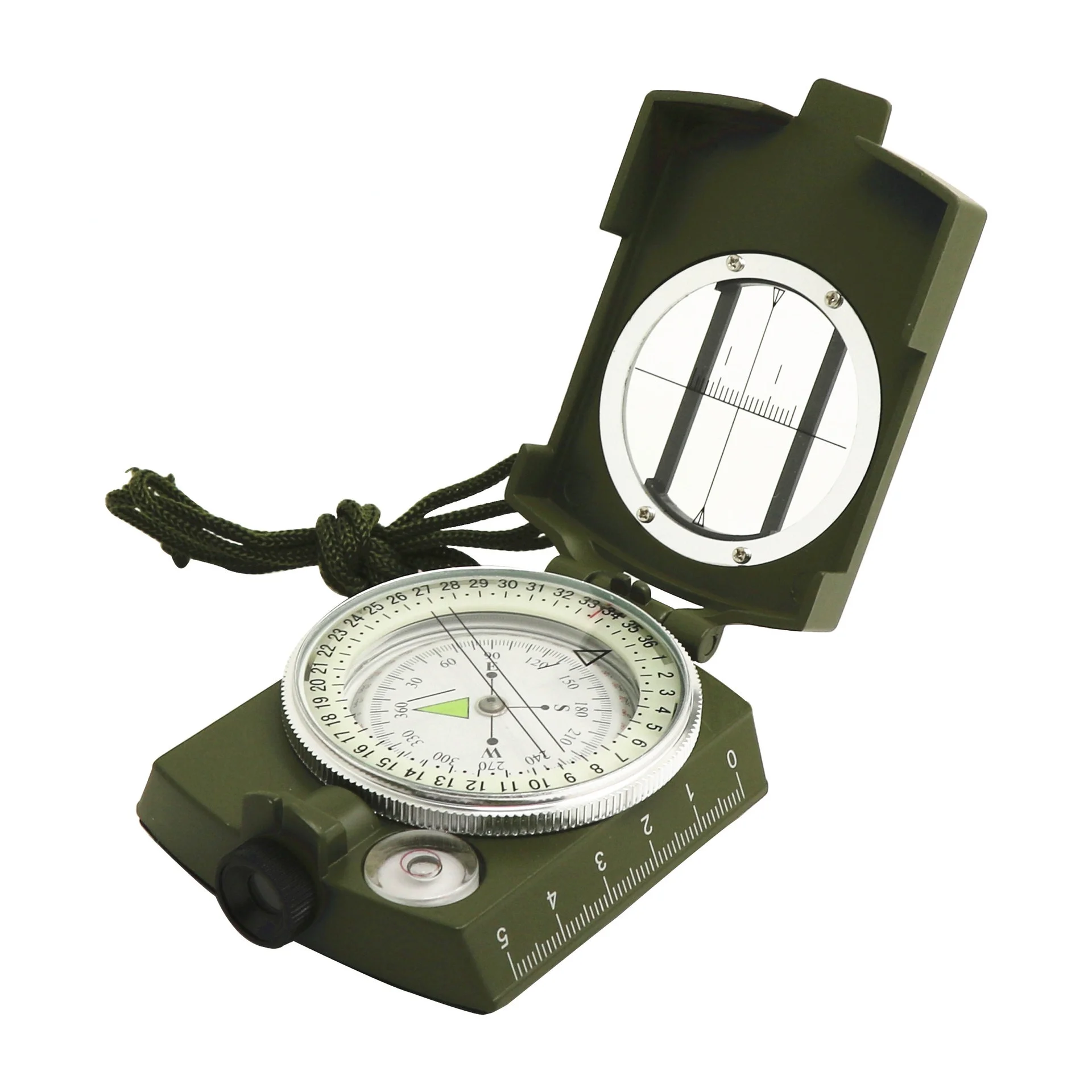 

K4580 high precision American compass multifunctional Military Green Compass North compass outdoor