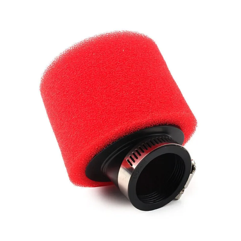 

35mm 38mm 42mm 45mm 48mm Pit Dirt Bike Angled Foam Air Filter Systems Red Fit 110cc 125cc KLX CRF50 CRF70 Motorcycle Accessory