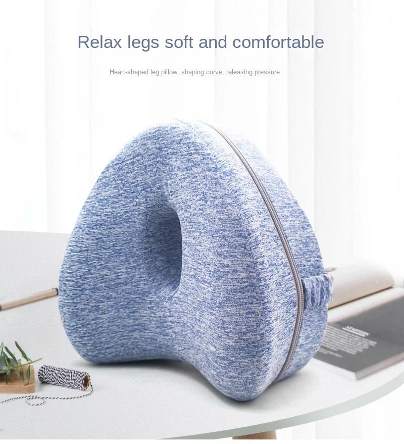 Description Picture 2 of itemBody Memory Cotton Leg Pillow Home Foam Pillow Sleeping Orthopedic Sciatica Back Hip Joint for Pain Relief Thigh Leg Pad Cushion