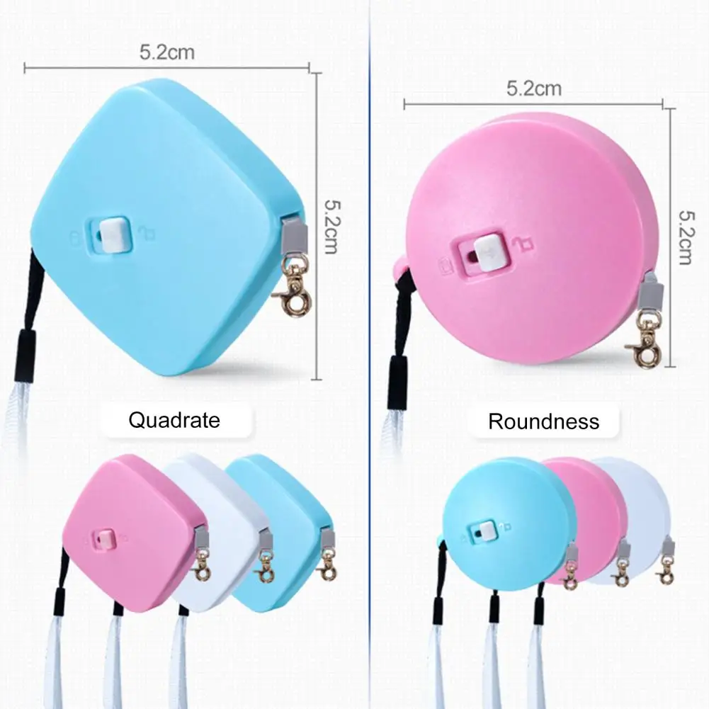 Retractable Dog Leash 2m Portable Easy Carry Automatic Extending Rabbit Hamsters Leash for Puppy Cat Small Pet Outdoor Walks