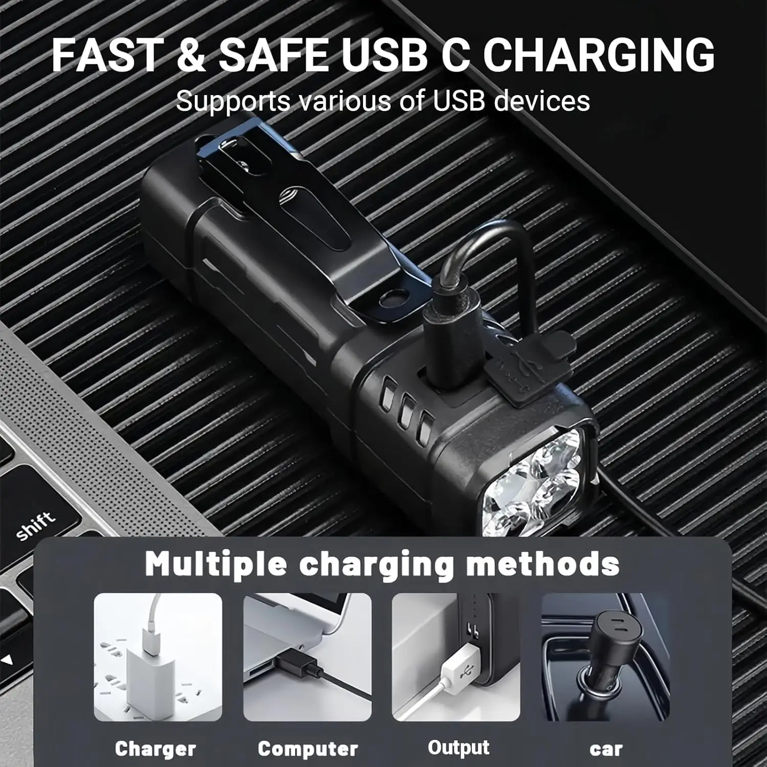  slider image of Super Bright LED Flashlight