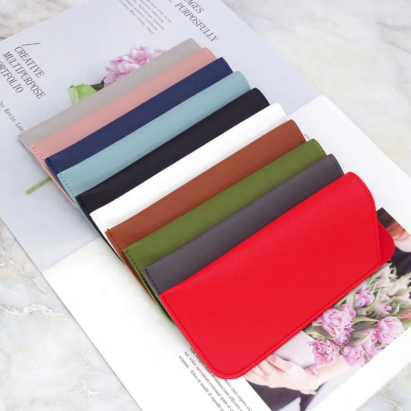 Stylish Premium PU Leather Eyewear Protective Pouch