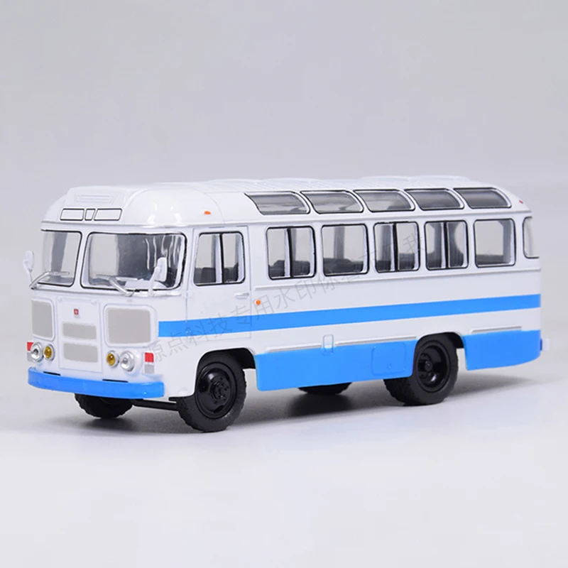 

1:43 Scale Diecast Alloy Soviet PAZ-672M City Bus Toys Cars Model MDSB007 Nostalgia Classics Adult Souvenir Gifts Static Display