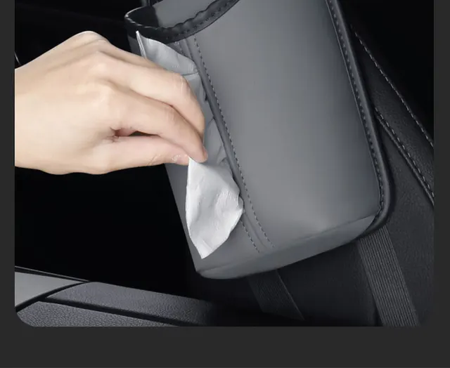 Portaoggetti Auto Audi A4 A5 A6 Q2 Q3 Q5 Q8 - Pelle, Riempimento Gap Sedile, Nero - Foto 14