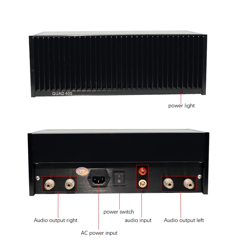BRZHIFI AUDIO Classic British Quad 405 Aluminum Power Amplifiers