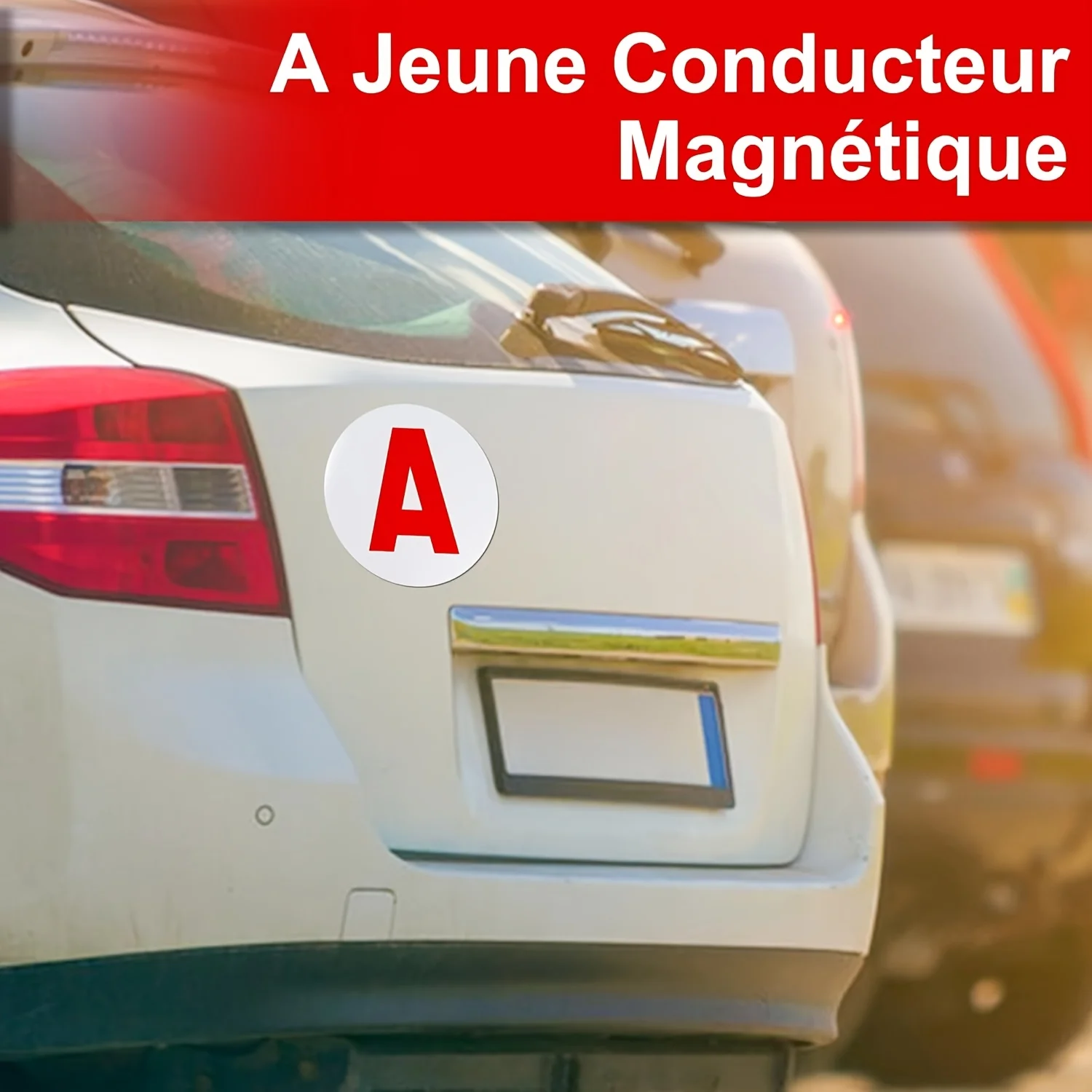 2pcs 초보자 운전자 자동차 자석 표시 스티커 자동차, 초보자 운전자를위한 자동차 자석에 대한 자기 새로운 드라이버 스티커