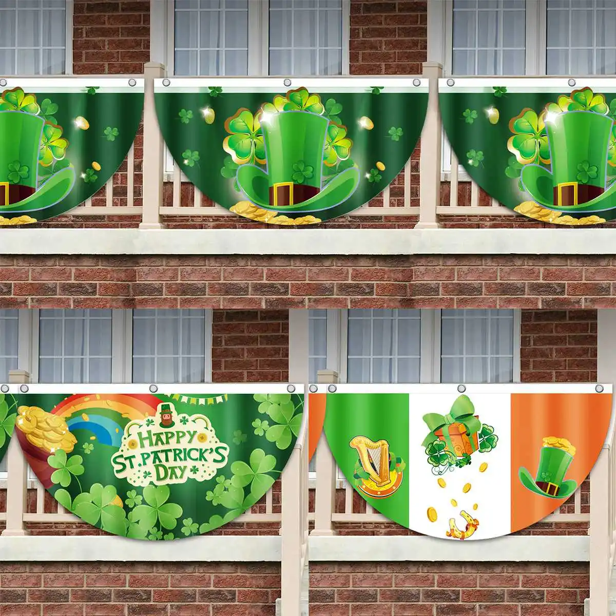 Happy St.Patrick's Day Garden Flag Small Yard Flag for Holiday Outdoor