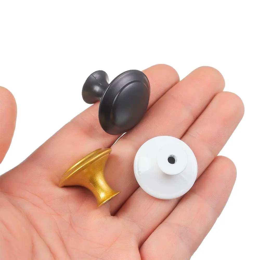 2pcs/lot Kitchen Fashion Kitchen Furniture Fitting Dresser Round Shape Door Handle Wardrobe Pulls Cabinet Pulls Drawer Knob