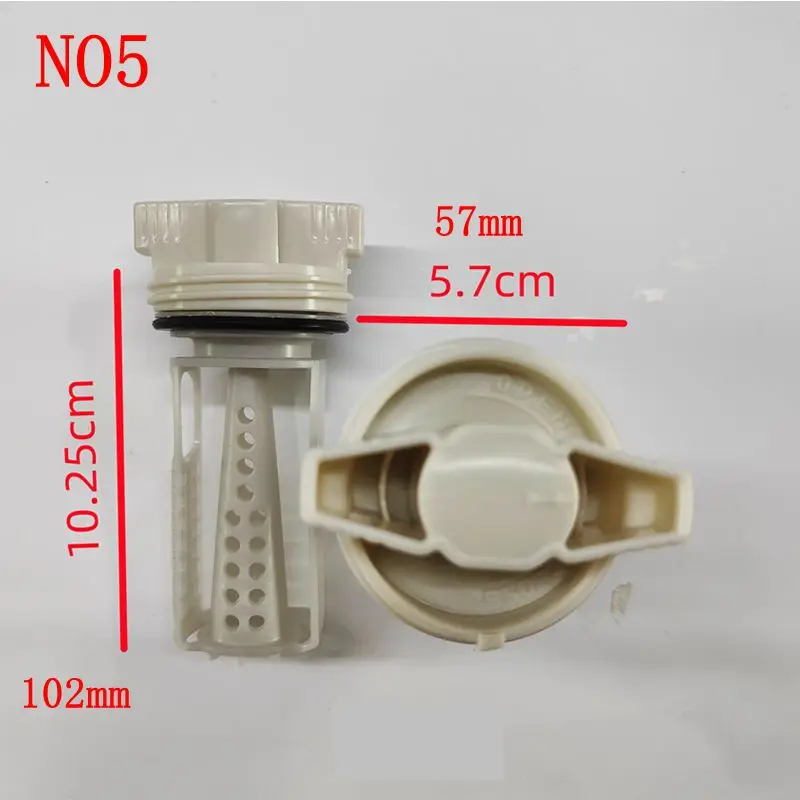 New Drainage Pump Filter Plastic White Seal Ring For Samsung Washing Machine Water Plugs DC63-00865A DC63-00998A Washer Parts