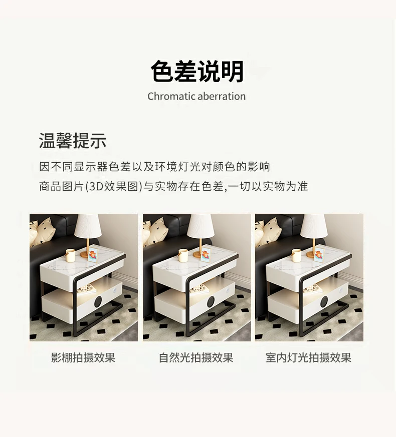 Sofa Edge Cabinet Table Living Room Movable Side Cabinet Modern Corner Table Room Center Desk 거실테이블 밥상 Stolik Kawowy Мебель