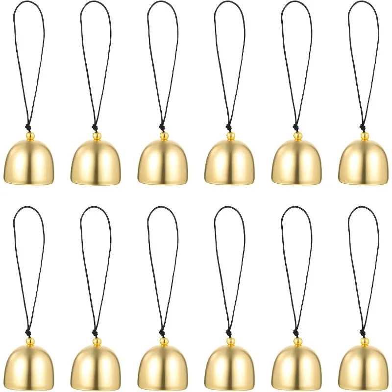 Premium Pure Copper Wind Chimes with Accessories and Clapper - Metal Small Copper Bells for DIY Projects, Home Decoration