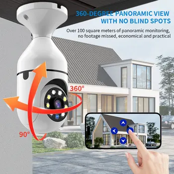 Surveillance Camera Full Color Night Vision Security Monitor Automatic Human Tracking Zoom Indoor Wifi  Ip Camera De Seguridad 1