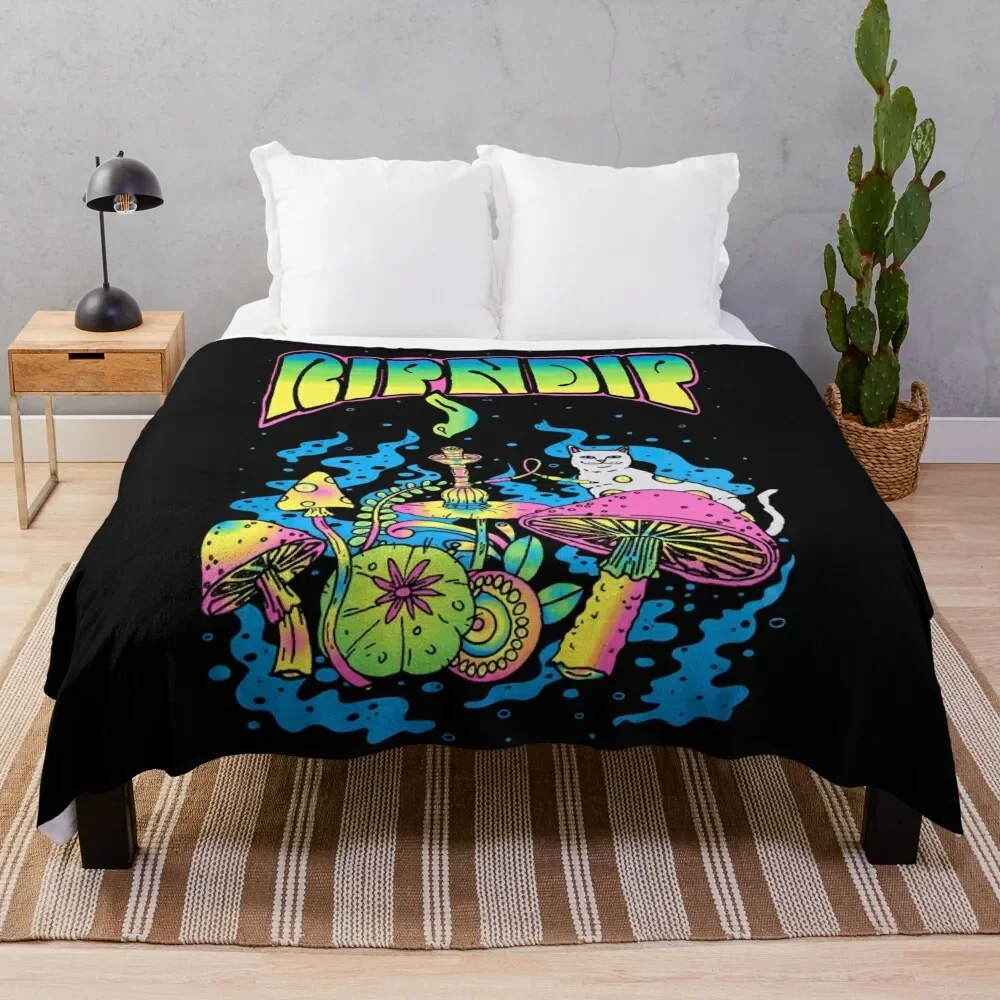 

mushroom forest Throw Blanket Custom Sleeping Bag heavy to sleep Tourist Blankets