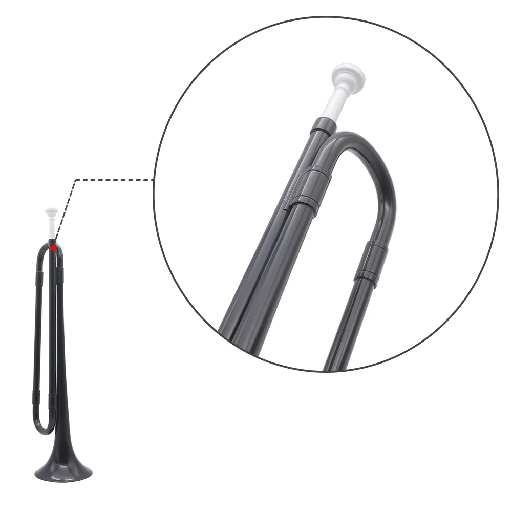 Description Picture 6 of itemYouth Trumpet Bb ABS Plastic Young Pioneers Bugle Call Student Horn Colorful Beginner for Brass Musical Instrument Performance