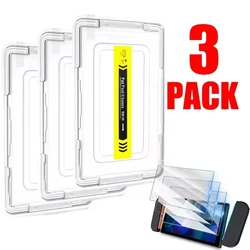 Tempered Glass Screen Protector - Easy Installation, Anti - Scratch Protective Film for Gaming Console Accessories (3PACK)