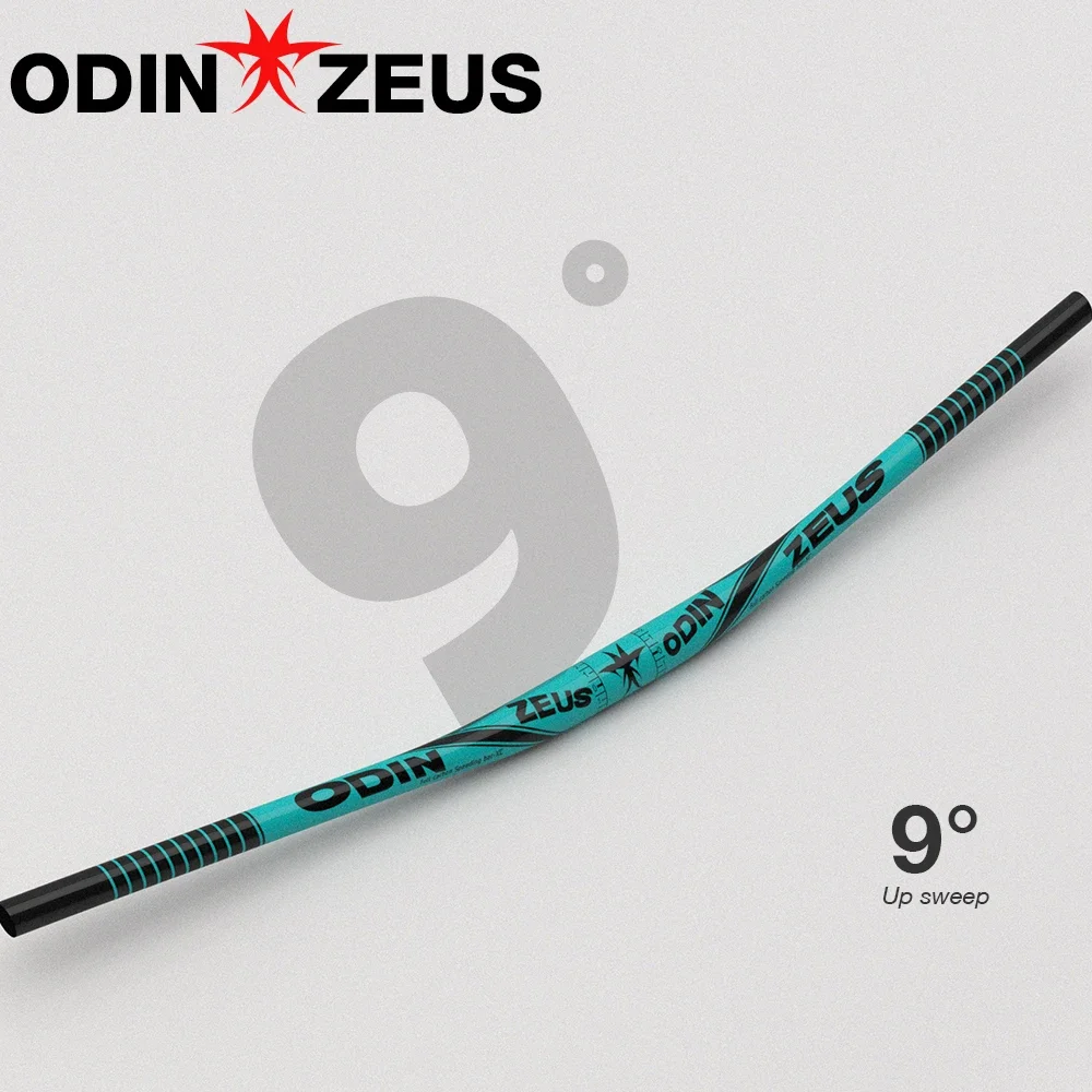 ODINZEUS-Full Carbon Fiber Rise Bicycle Handlebar, Bike Parts, Increased Intensity, 9D, Mountain, MTB, 31.8mm * 740 handlebar