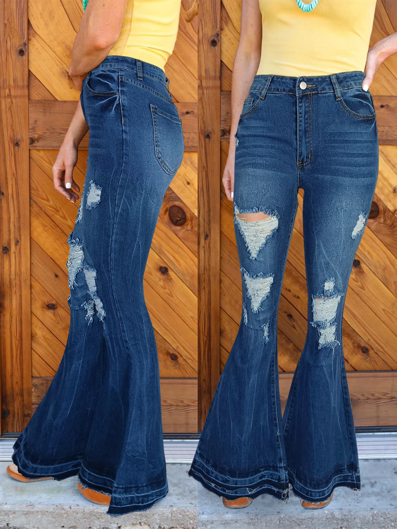 

Plus Size Jeans Cowboy Pants for Women Korean Clothing Denim Large Femme Women's Spring Summer 2024 Style Clothes Mom Aesthetic