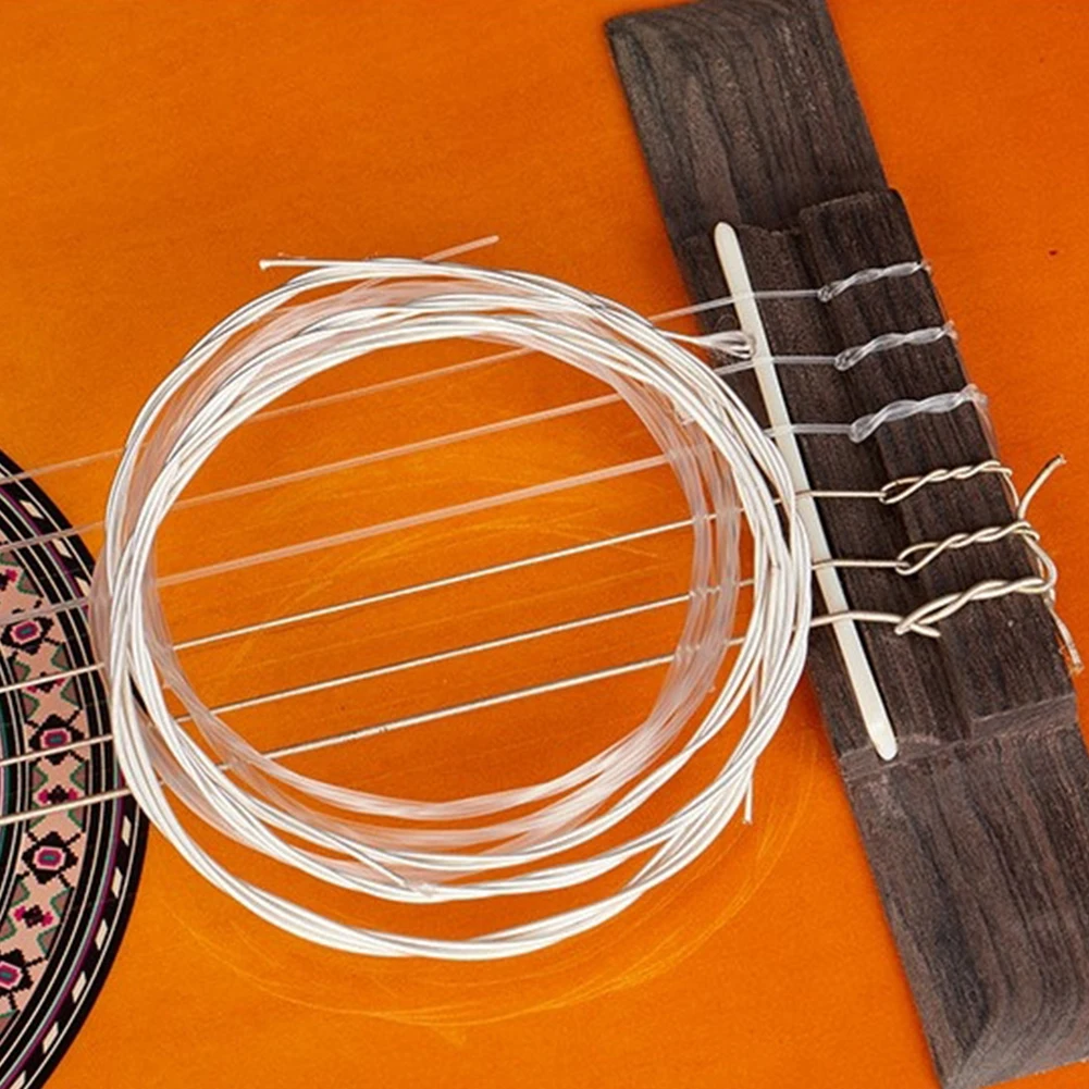 Classical Guitar Strings Set 6pcs Nylon Replacement Accessories Normal Tension