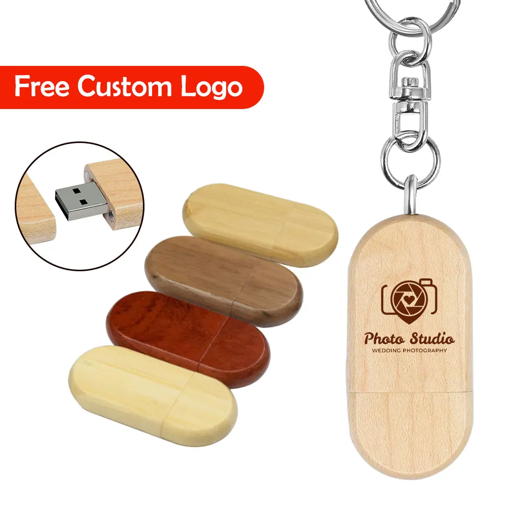 10/30/50pcs 나무 USB 2.0 USB 플래시 드라이브 펜 드라이버 pendrive 4GB8GB16GB 32GB 64GB 메모리 카드 크리 에이 티브 개인 로고 도매