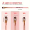 3Pcs Acrylic Nail Brush Set #8/10/14 Professional Acrylic Powder Extension Nail Brushes Nail Art 3D Carving Manicure Salon Tools 6