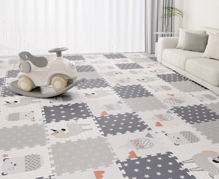 

Baby crawling mat thickened household baby living room floor mat stitching mat living room xpe foam crawling mat.