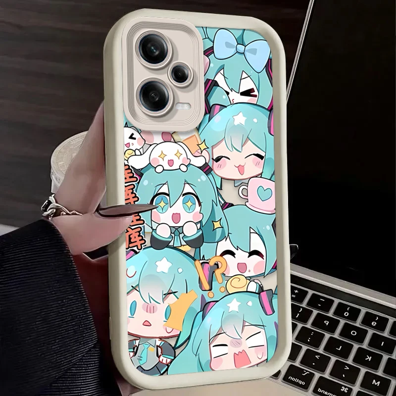 Miku Q Version Emoji Soft Phone Case
