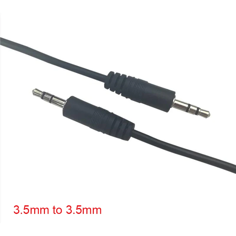

0.5m/1m 3.5mm to 3.5mm Aux Jack Male Extension cord AUX Audio Cable connectors earphone music player Headphones