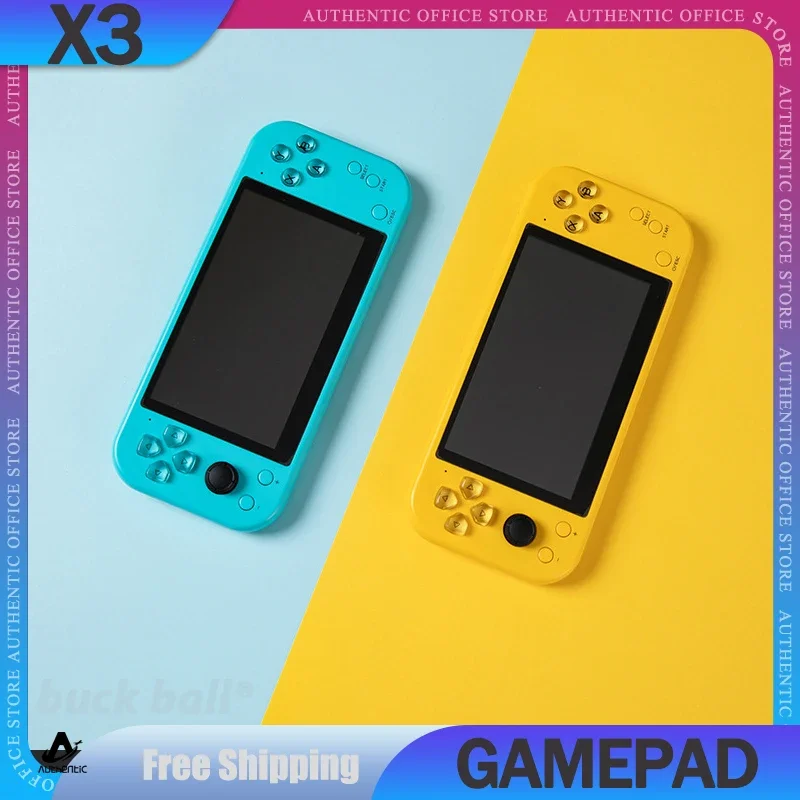 

X3 Retro Handheld Game Console Portable GamePad With 360 Degree Remote Control 5.1 Inch HDMI High Definition Screen Gamer Gifts