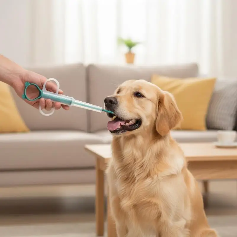 Pet Pill Dispenser  With Soft Tip, Cat Dog Medicine Dispenser Shooter With Ergonomic Plunger, Small Animal Feeding Tool - 2