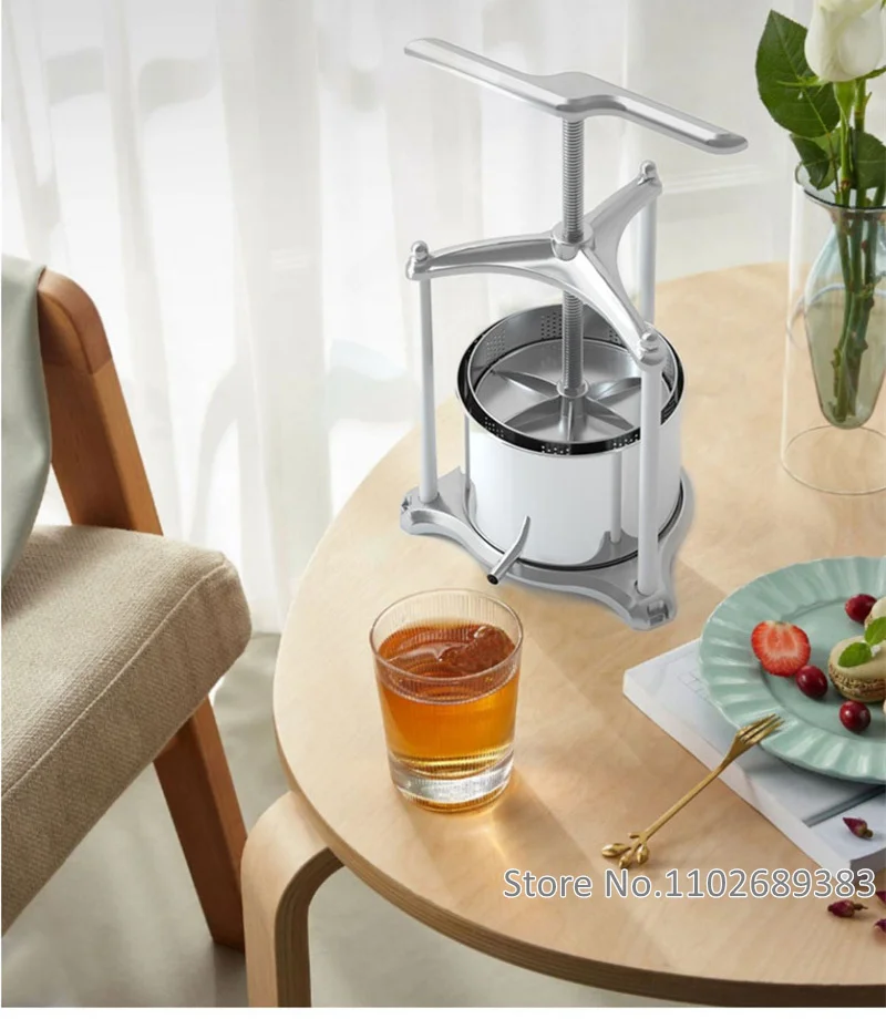 5L Manual Wine Press Machine Multifunctional Vegetable Fruit Juice Honey Pressing Separation Machine Household 2