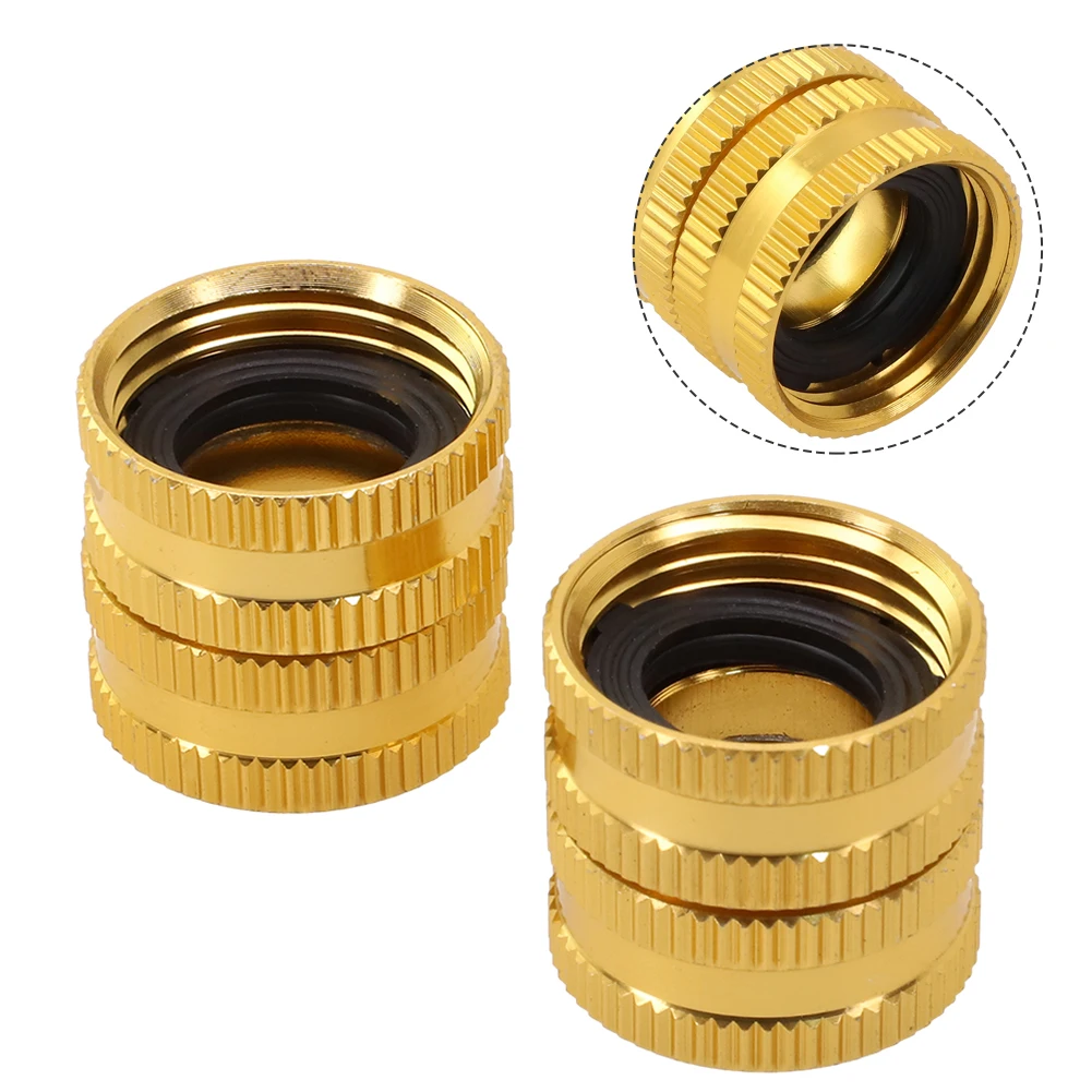

Accessories Connector Outdoor Garden Hose N520 Watering Equipment 2pcs Aluminum Double Female For Male To Male