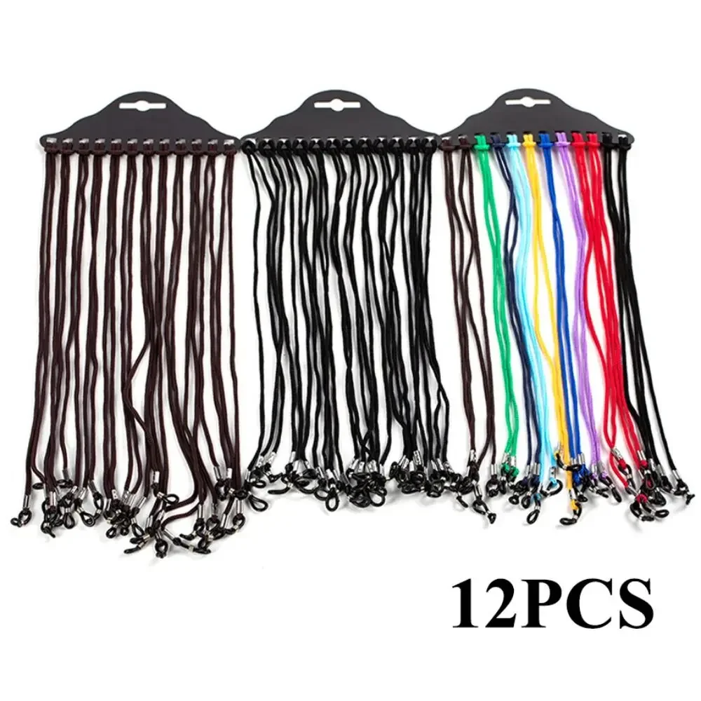 Glasses Chain 12 PCS/Set Nylon Anti-slip Anti-lost Rope Eyewear Accessories