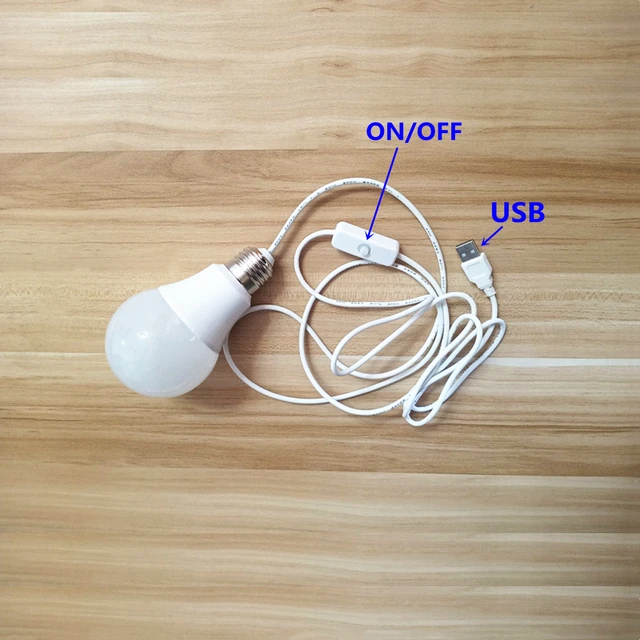 Lampadina USB 10W lampadina USB 5W 3W DC5V 10W lampadina USB lampada da  campeggio lampada da tenda USB illuminazione esterna USB lampada da esterno  USB DC4.5V DC5V - AliExpress