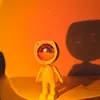LED Seven Colors Light Sunset Light Astronaut Light Rainbow Projection Night Light 360Degree Rotation Rechargeable Ambient Light 2
