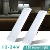 12V/24V LED Interior Lights Bar Roof Light Indoor Ceiling Lamp with Switch for Car Motorhome Van Lorry Truck RV Camper Boat 1