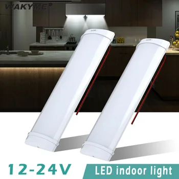 12V/24V LED Interior Lights Bar Roof Light Indoor Ceiling Lamp with Switch for Car Motorhome Van Lorry Truck RV Camper Boat 1