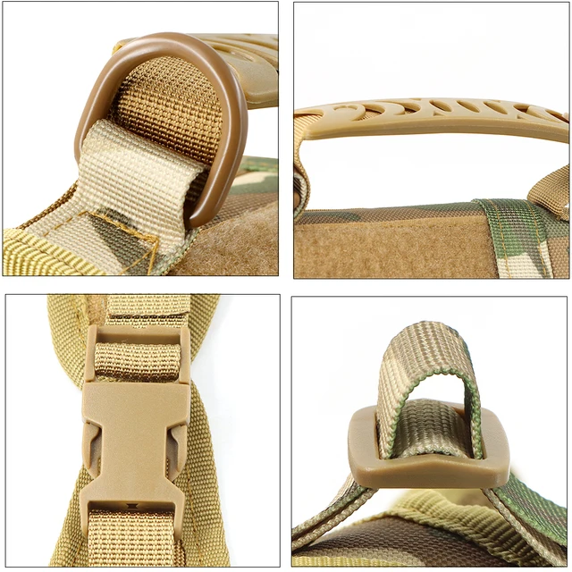 Tactical Cat Harness Puppy Adjustable Kitten Vest For Military Small Dogs Harnesses Working Training Cat Accessories 3