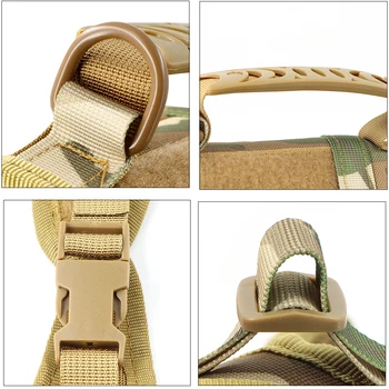 Tactical Cat Harness Leash Adjustable Puppy Vest For Military Small Dogs Harnesses 9Pcs Patches Walking Training Cat Accessories 3