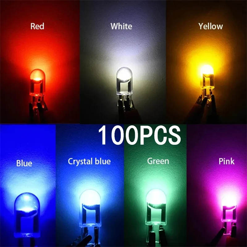 หลอดไฟ LED รถยนต์ T10 W5W DC 12V Canbus แบบแก้ว COB สำหรับไฟอ่านหนังสือ ไฟโดม ไฟมาร์คเกอร์ ไฟป้ายทะเบียน - แพ็คใหญ่ 5/10/50/100 ชิ้น 1