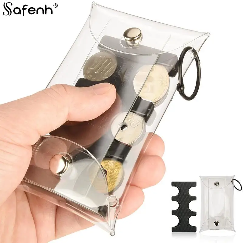 1PC Coin Dispenser Coin Collection Purse Wallet Organizer Holder For Car Coin Changer Holder Mini Japan Coin Dispenser Storage 1pc creative coin collectible great gift yes or no decision coin art collection yes no letter commemorative coin collectible