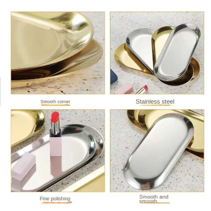 Stainless Steel Kidney Shaped Sterilized Tray Jar Pot Container Bottle Tweezers Medical Dental Surgical Cosmetic Tattoo Accesory storage tray