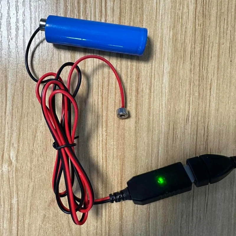 Magnetic USB Charging Cable Cord for 18650 26650 14500 16340 Rechargeable Batteries Universal Magnetic Wire