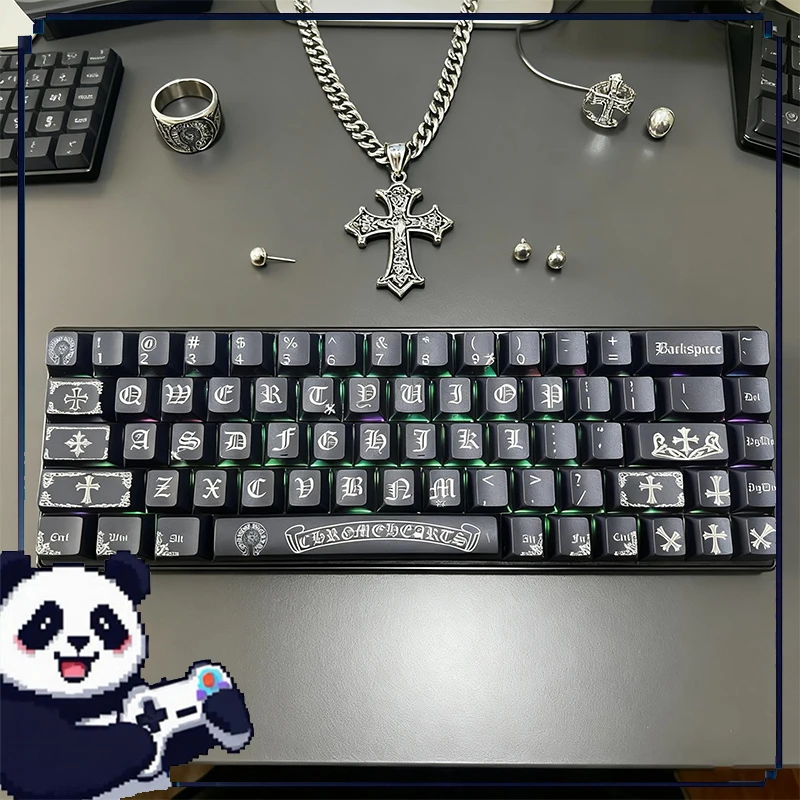 Capuchons de touches gothiques OEM PBT par Sublimation thermique, compatibles avec Madcatz/ Rog/Ez63/Atk/Wooting, accessoires pour clavier de bureau - AliExpress