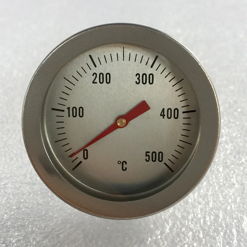 Stainless Steel BBQ Thermometer Meat Temperature Meter Barbecue Food Kitchen Cooking Grill Pit Gauge Tools 0-500℃ bbq thermometer