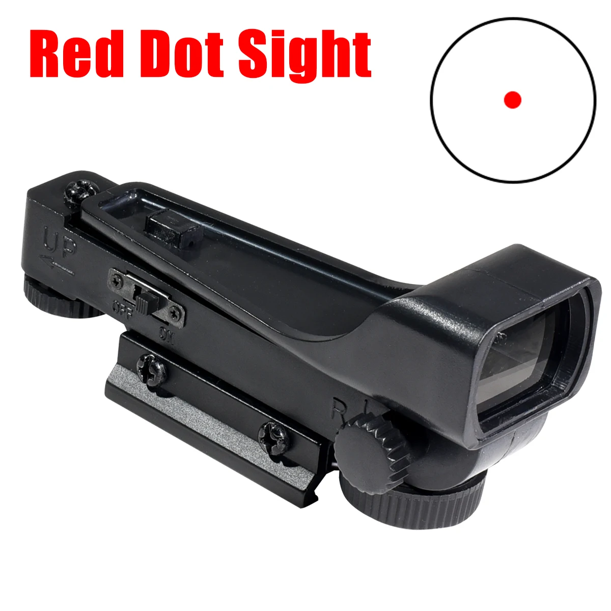 Airsoft Red Dot Sight Optical Riflescope Reflex Sight for 20mm Rail Airsoft Game Scope for Outdoor Hunting Live CS Game