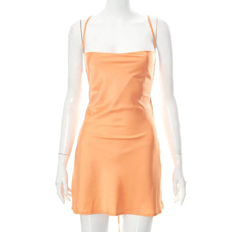 Satin Blaze Cami Dress – ShopMyde