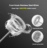 Electric Milk Frother USB Rechargeable Foam Maker Mixer Coffee Cream cappuccino Drink Frothing Wand Handheld Egg Beater 4